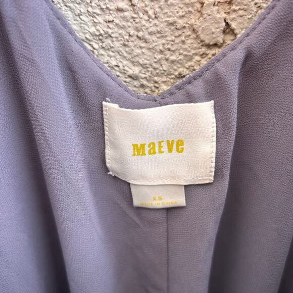 Maeve Anthropologie Velvet Jumpsuit Size XS - Picture 11 of 12